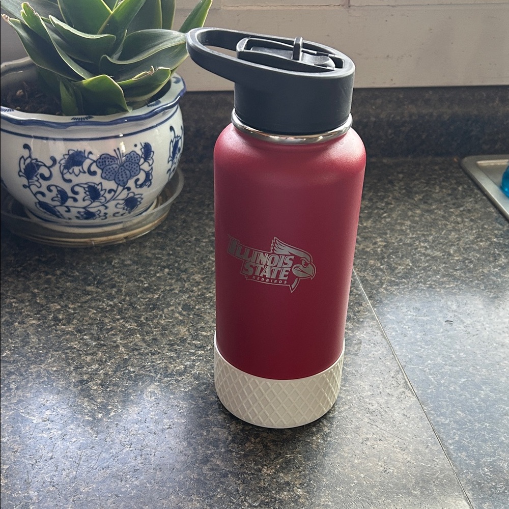 Red Insulated Water Bottle